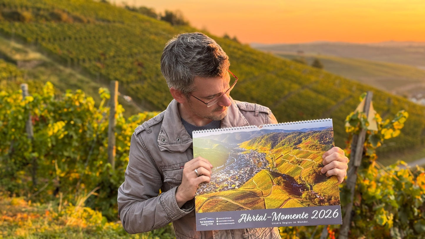 Monatskalender "Ahrtal Momente" 2026 - riesiges A2 Format