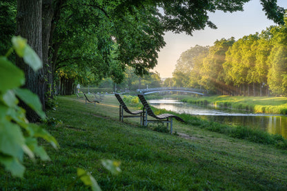 Dunstiger Sommermorgen in Bad Neuenahr