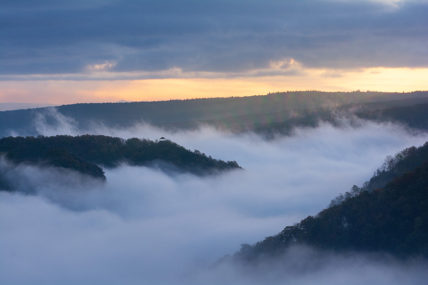 Nebel über dem Ahrtal
