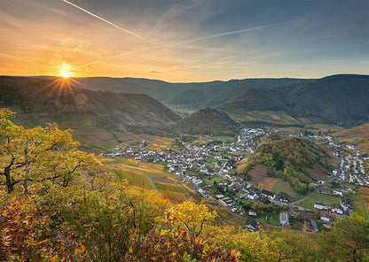 Herbstlicher Blick auf Mayschoß