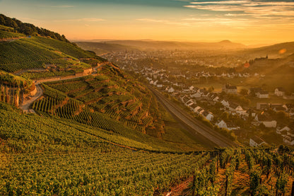 Goldener Blick über Ahrweiler