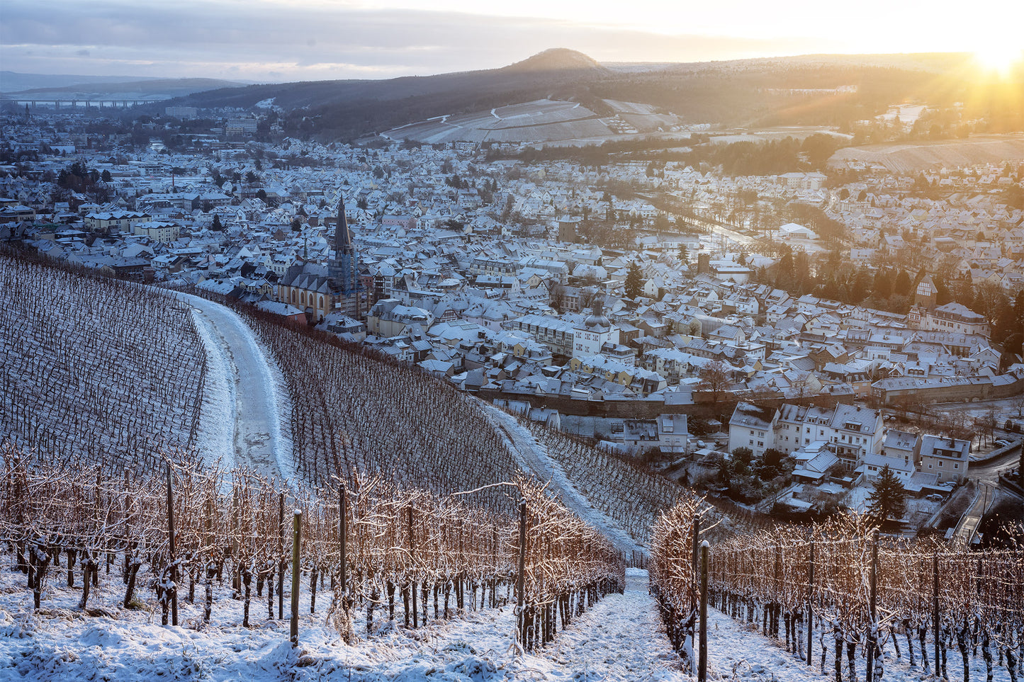 Ahrweiler im Schnee