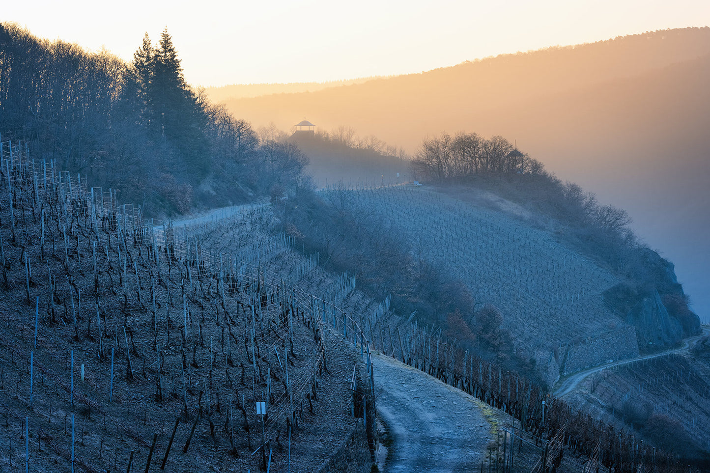 Frostiger Blick zur Bunten Kuh