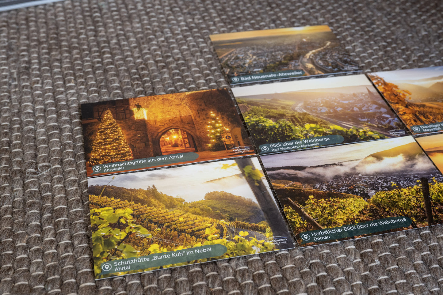 Postkarten aus dem Ahrtal (7er Set), kostenloser Versand