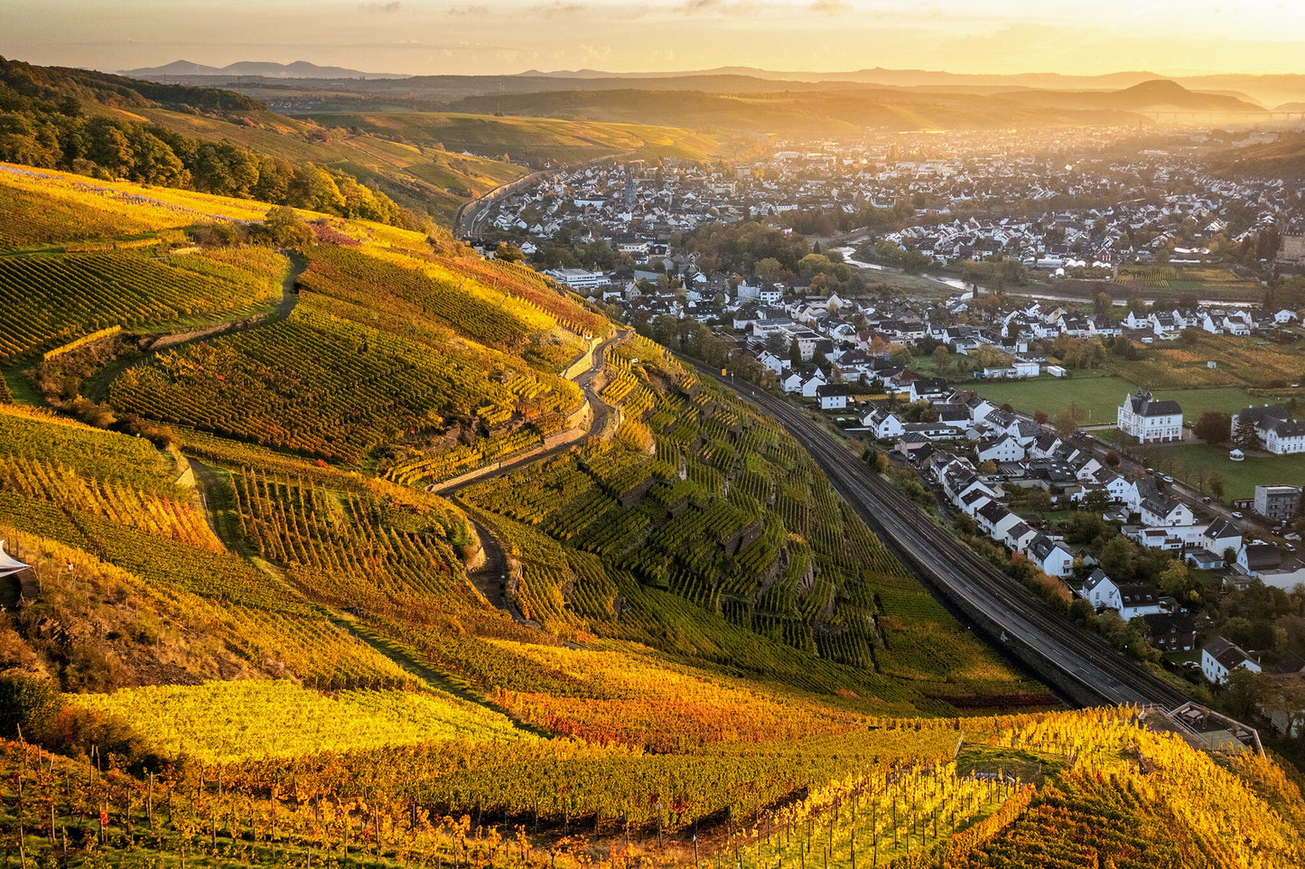 Herbstlicher Blick über Bad Neuenahr-Ahrweiler
