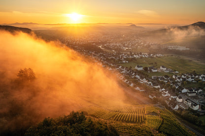Sommernebel über Bad Neuenahr-Ahrweiler