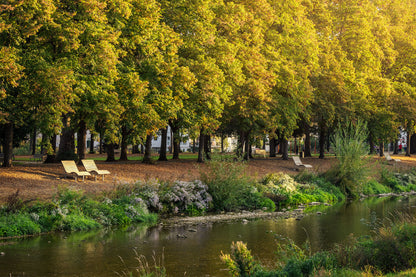 Ruhebereich im KAV-Park in Bad Neuenahr