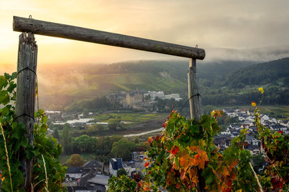 Herbstlicher Blick auf den Kalvarienberg