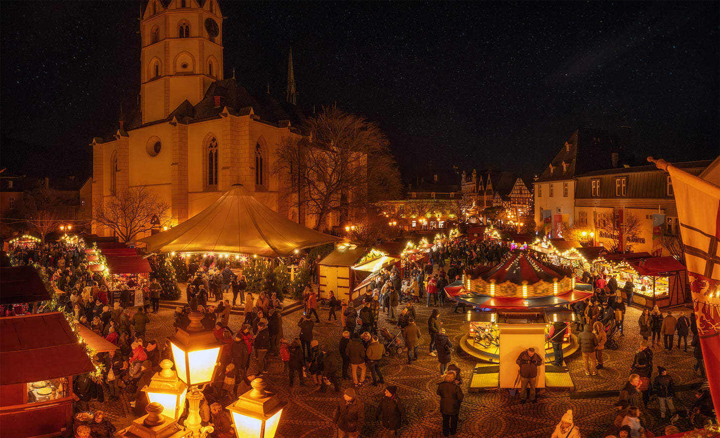 Panorama Weihnachtsmarkt Ahrweiler
