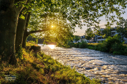 An der Ahr in Bad Neuenahr im Sommer