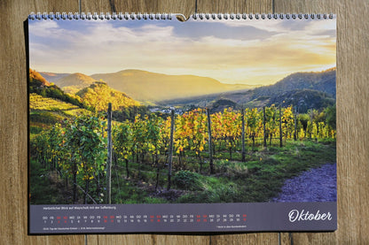 Monatskalender "Ahrtal Momente" 2026 - mittleres A3 Format