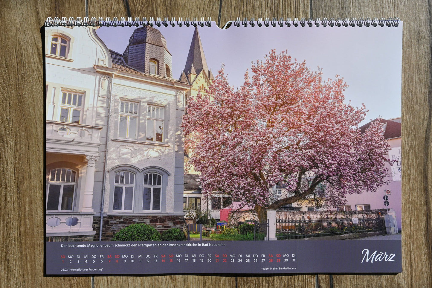 Monatskalender "Ahrtal Momente" 2026 - kleines A4 Format