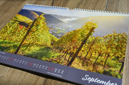 Monatskalender "Ahrtal Momente" 2026 - kleines A4 Format