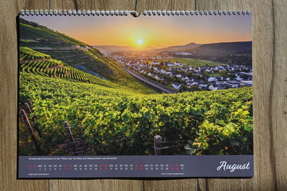 Monatskalender "Ahrtal Momente" 2026 - riesiges A2 Format