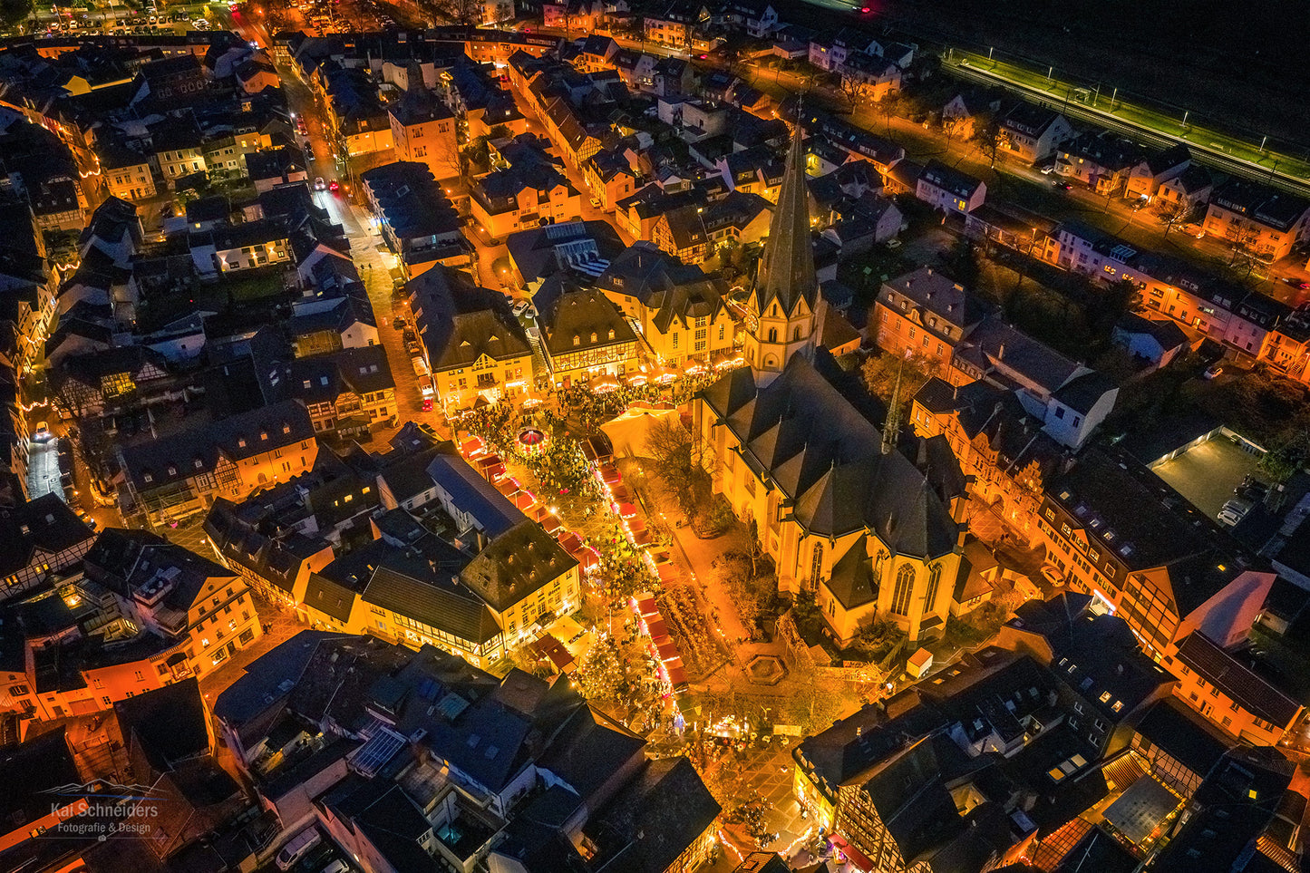 Weihnachtsmarkt Ahrweiler Drohne Teil 2