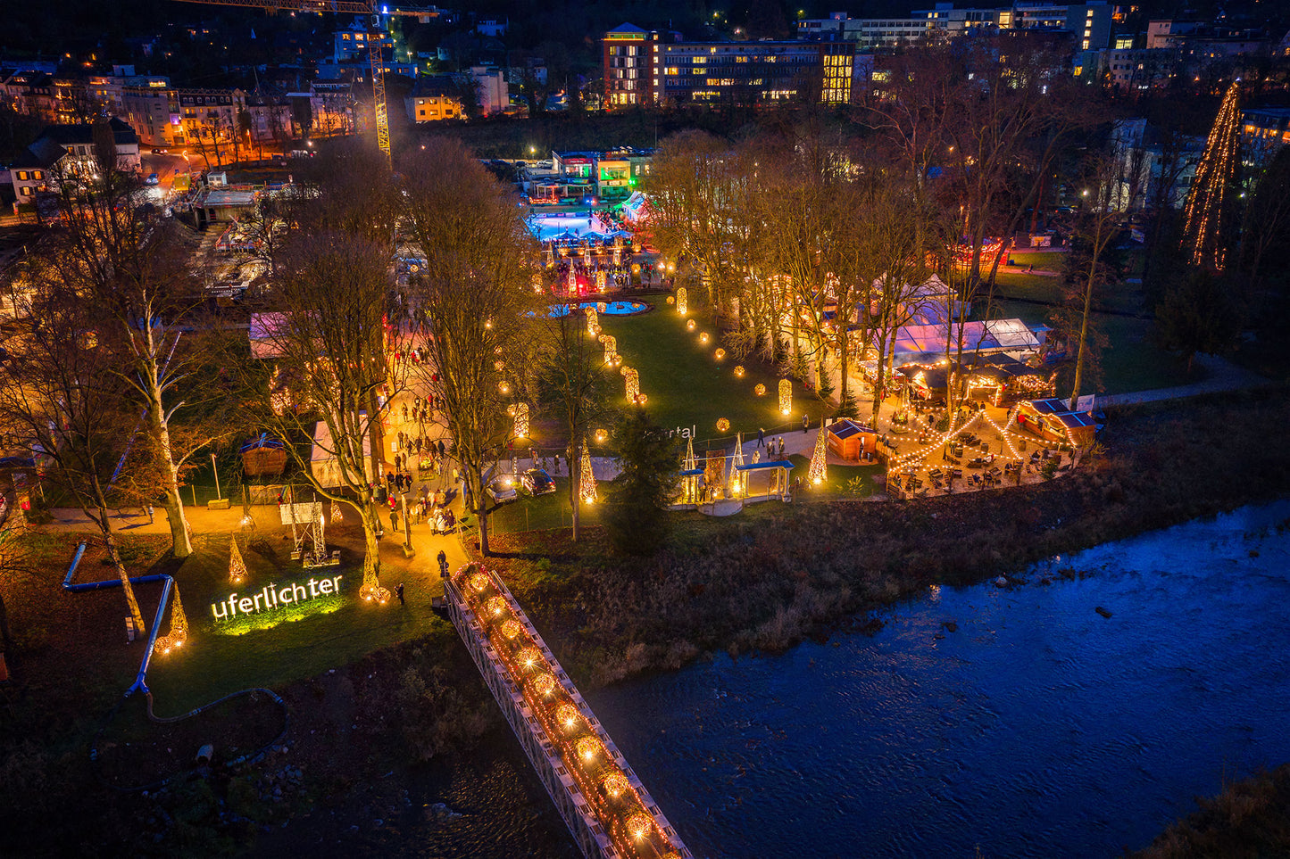Uferlichter in Bad Neuenahr aus der Luft - Teil 2
