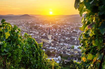 Herbstlicher Sonnenaufgang über Ahrweiler