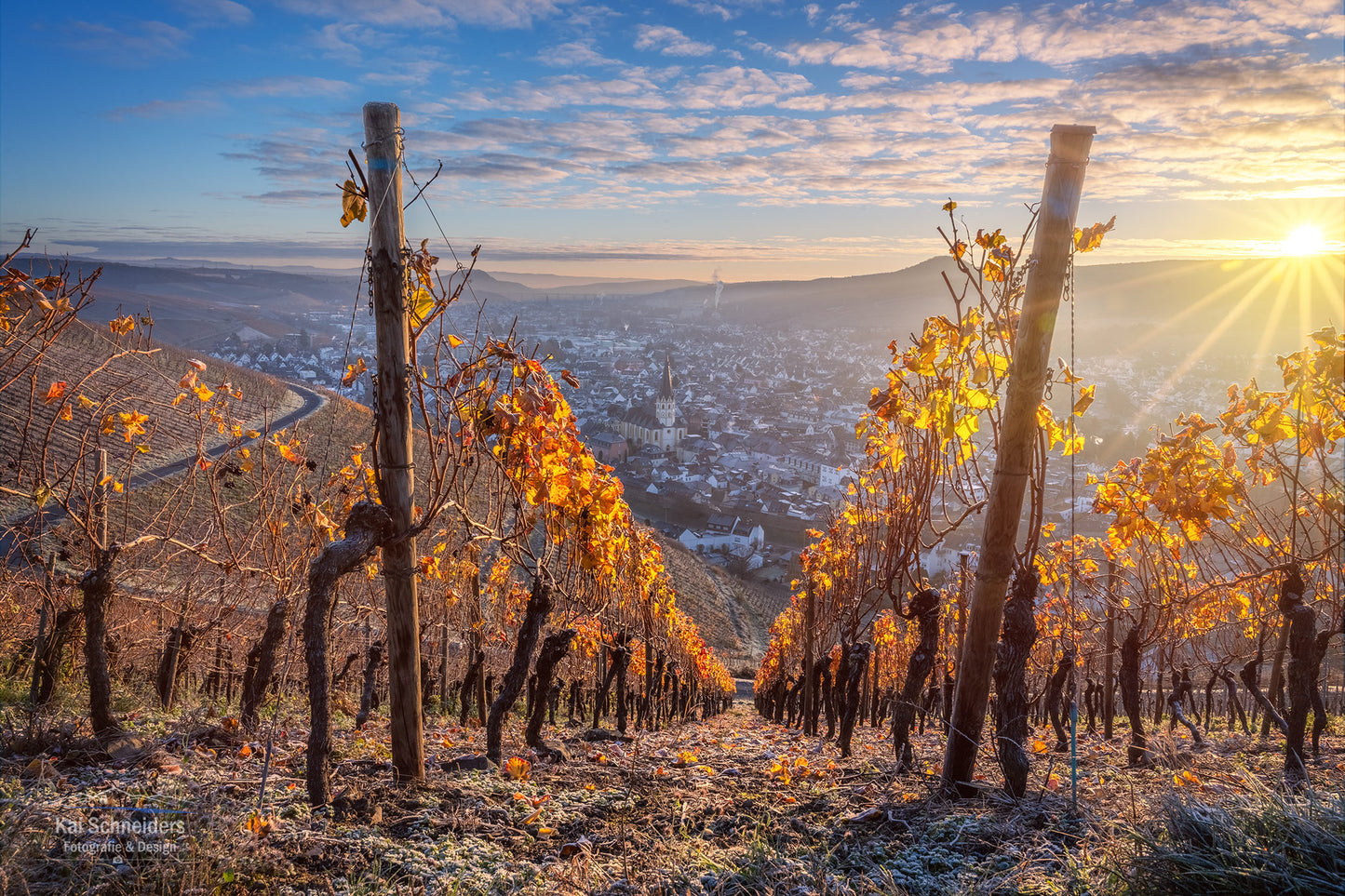 Winterlicher Blick auf Ahrweiler