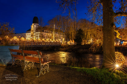 Uferlichter und Steigenberger Hotel in Bad Neuenahr