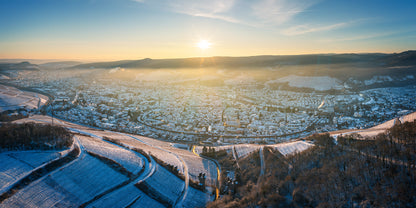 Winterpanorama über Ahrweiler