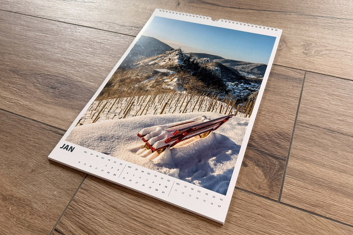 Wandkalender 2027 Lieblingsmomente im Ahrtal Hochformat Produktfoto 2