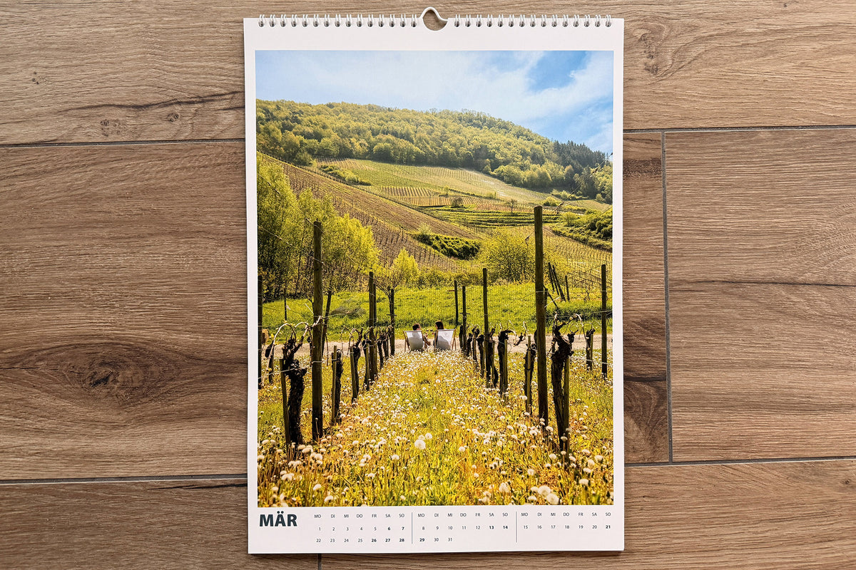 Wandkalender 2027 Lieblingsmomente im Ahrtal Hochformat Produktfoto 5
