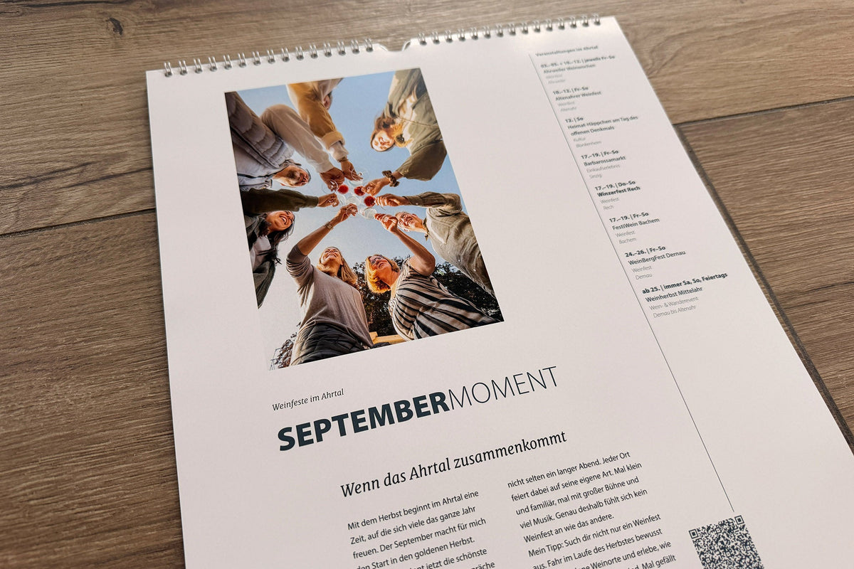 Wandkalender 2027 Lieblingsmomente im Ahrtal Hochformat Produktfoto 16