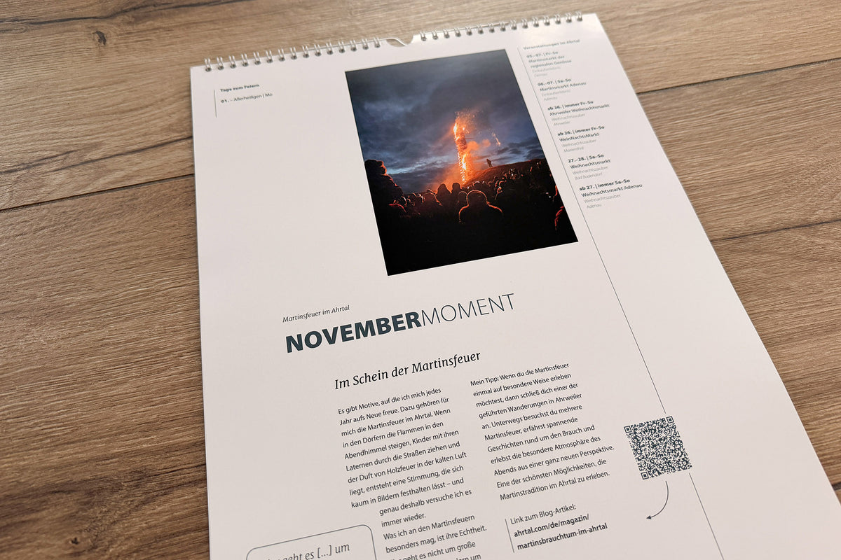 Wandkalender 2027 Lieblingsmomente im Ahrtal Hochformat Produktfoto 20