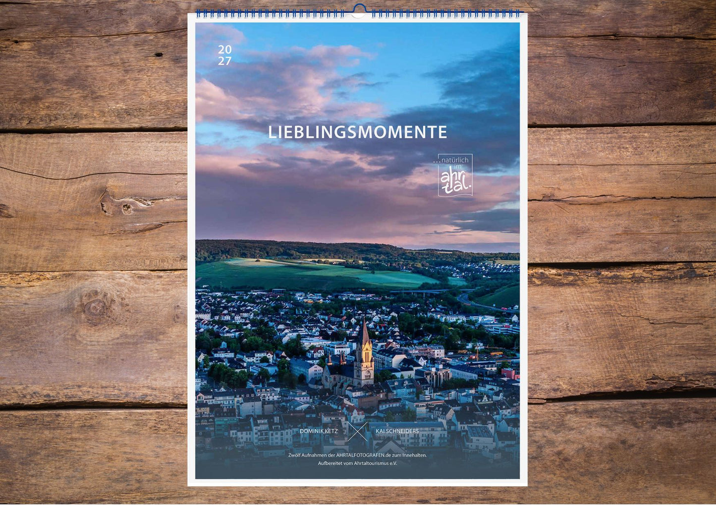 Kalender Lieblingsmomente im Ahrtal 2027 – Hochformat – Titelbild ohne Text