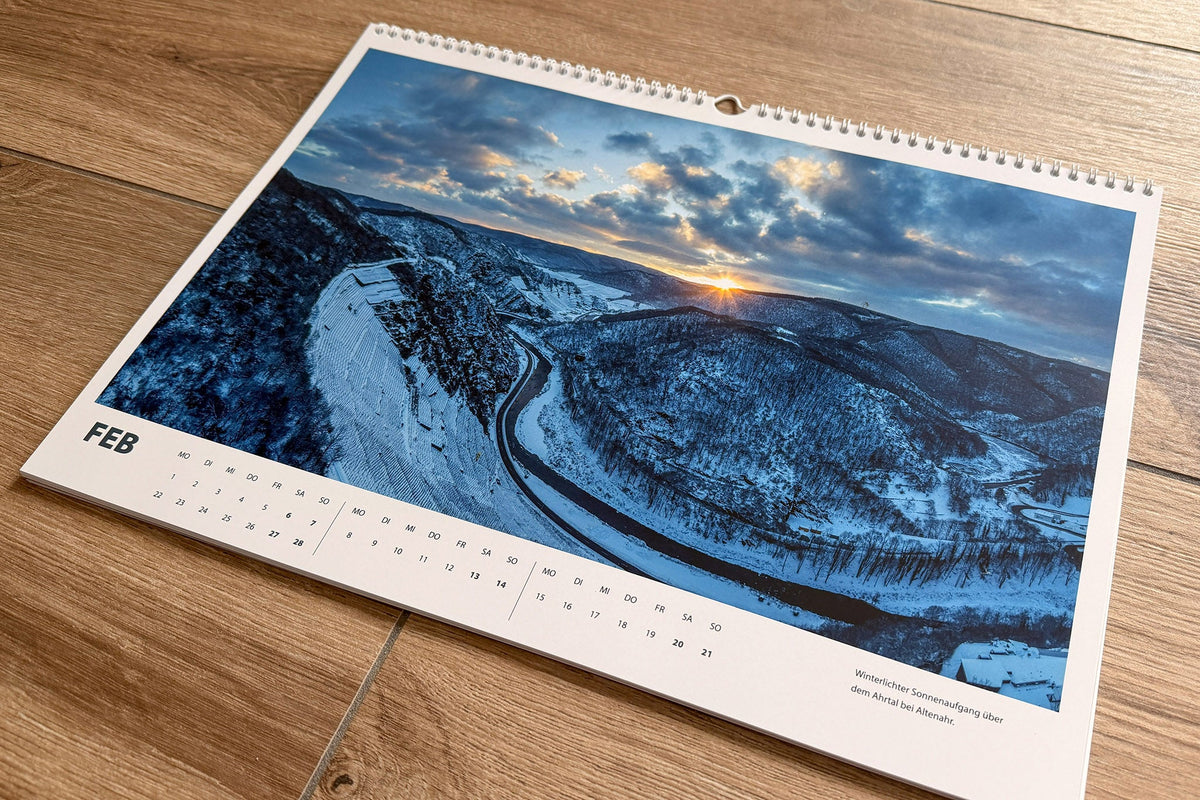Wandkalender 2027 Lieblingsmomente im Ahrtal Querformat Produktfoto 3