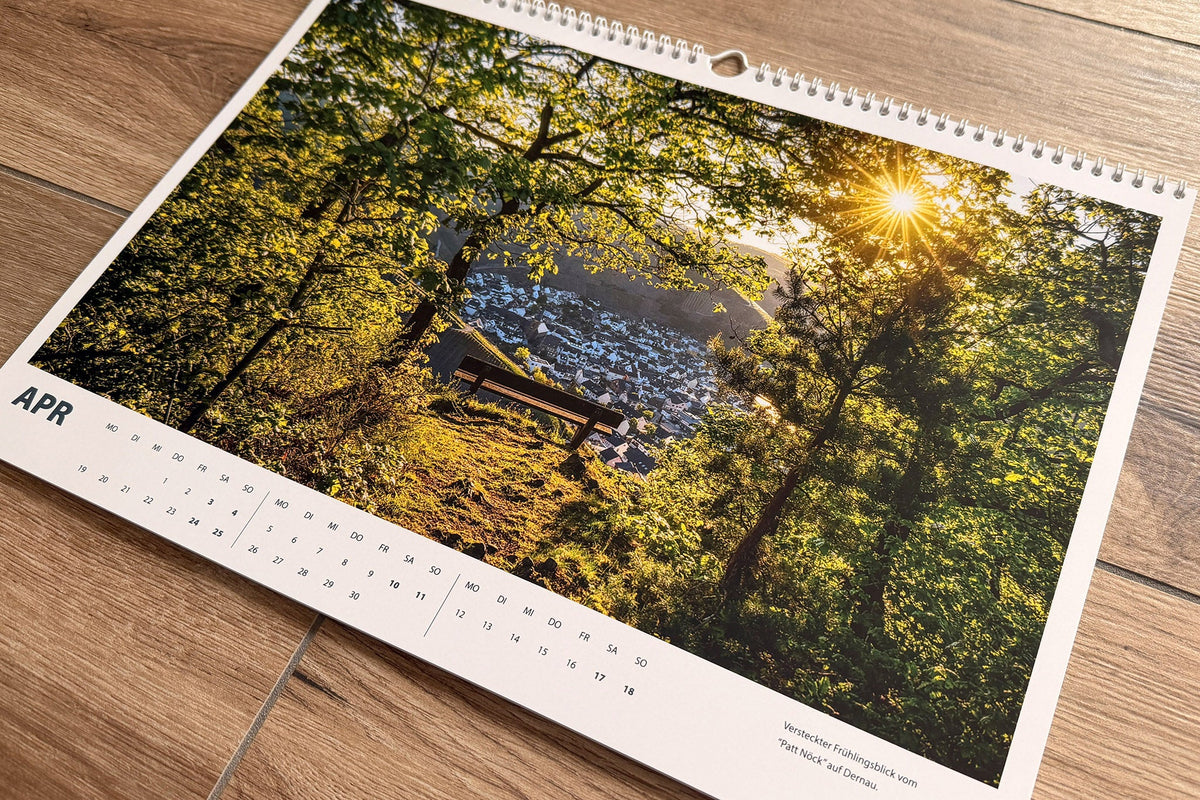 Wandkalender 2027 Lieblingsmomente im Ahrtal Querformat Produktfoto 5
