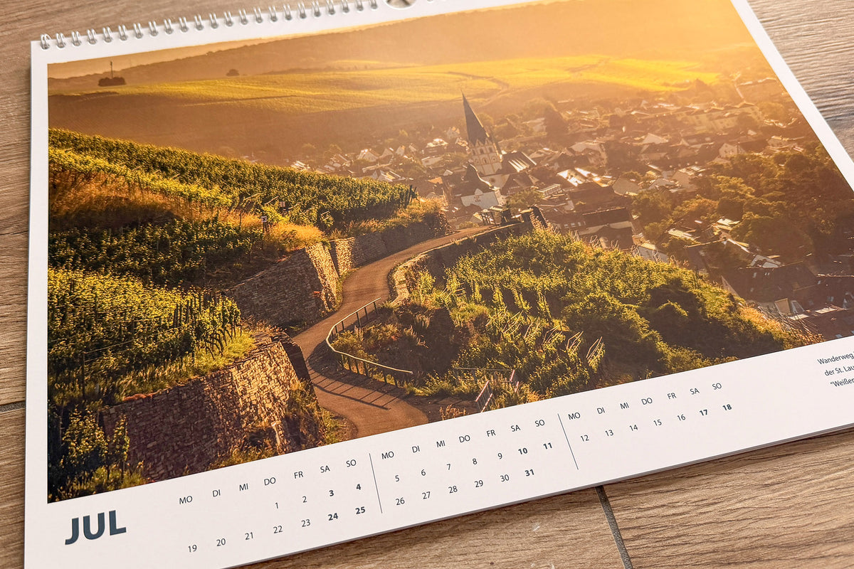 Wandkalender 2027 Lieblingsmomente im Ahrtal Querformat Produktfoto 8