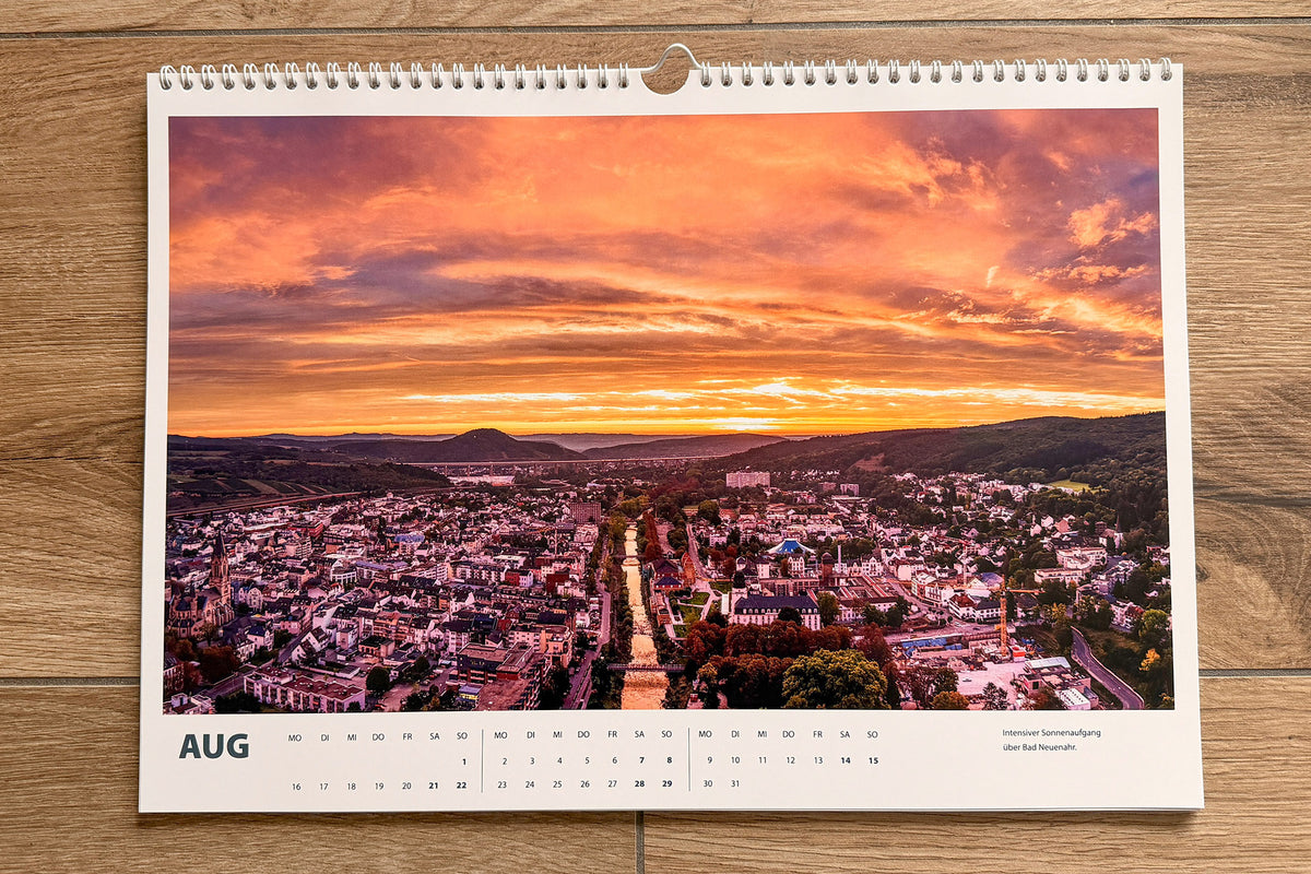 Wandkalender 2027 Lieblingsmomente im Ahrtal Querformat Produktfoto 9