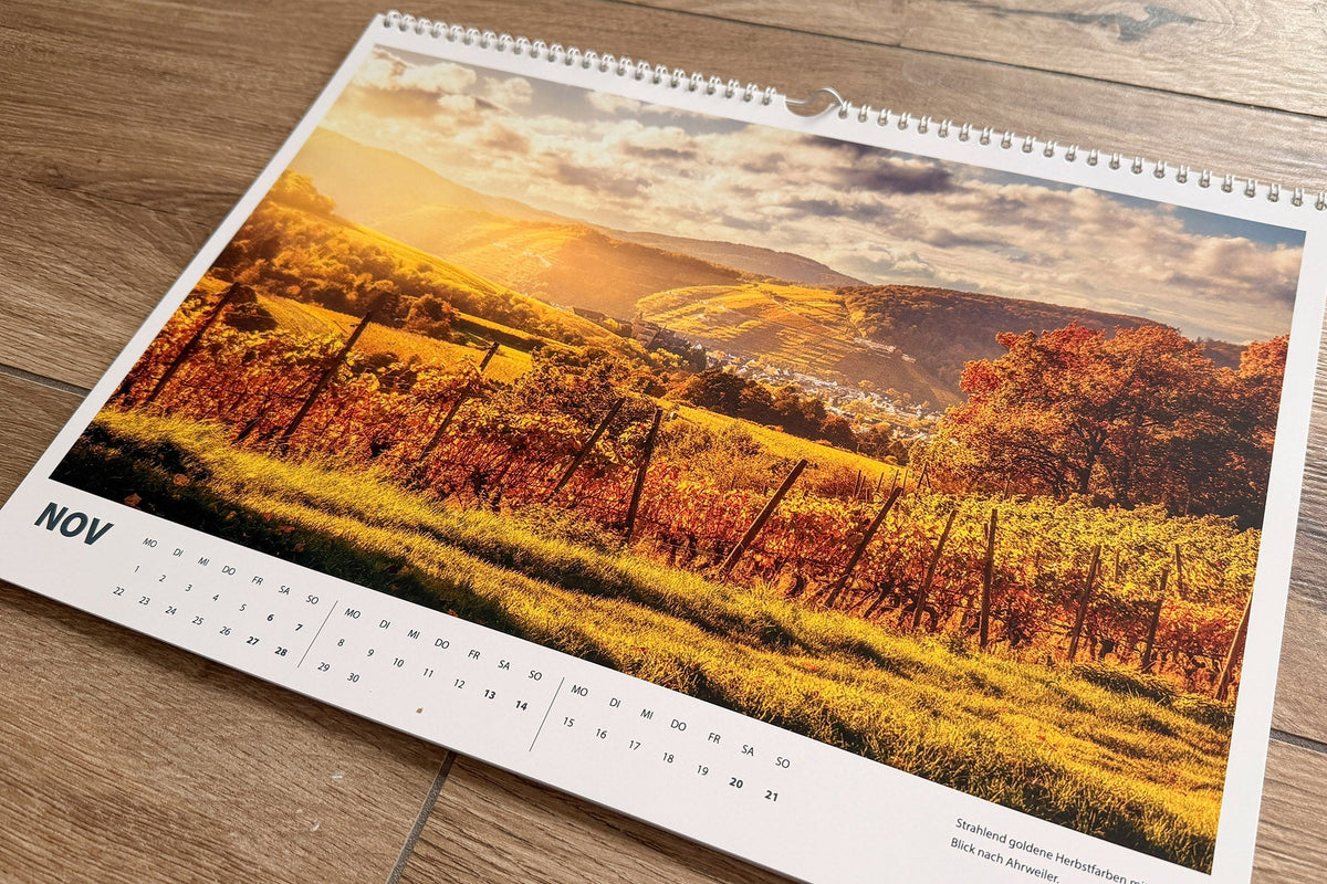 Wandkalender 2027 Lieblingsmomente im Ahrtal Querformat Produktfoto 14