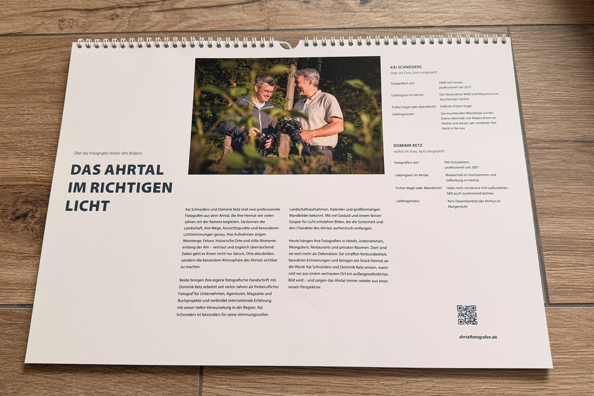 Wandkalender 2027 Lieblingsmomente im Ahrtal Querformat Produktfoto 17