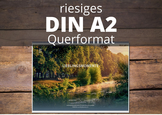 Kalender "Lieblingsmomente im Ahrtal" 2027 - Querformat, riesiges A2 Format